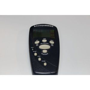 QUEST Backgammon Travel Handheld LCD Electronic Game *****Tested******